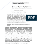 Pemanfaatan Bahan Ajar Berbasis Blended Learning Dalam Pendidikan Jasmani Olahraga Dan Kesehatan