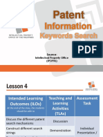 Lesson 4 Patent Search Keywrords PDF