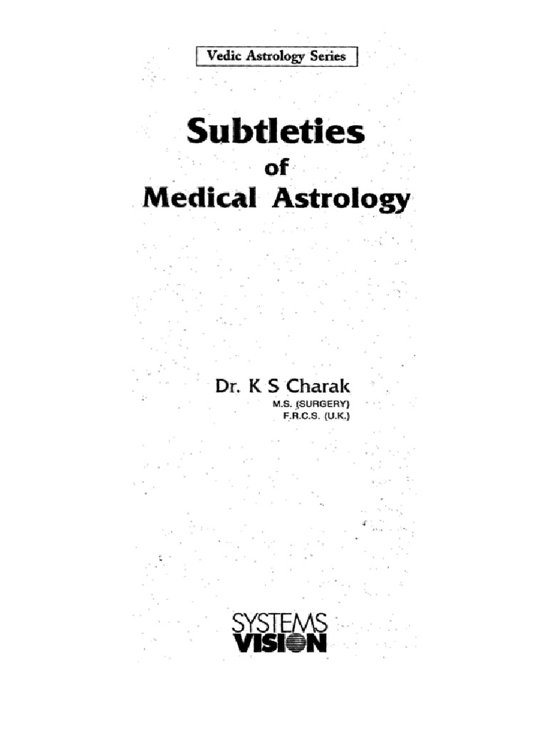 Medical Astrology PDF PDF