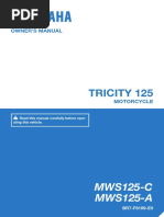 Yamaha Tricity 155cc | PDF | Anti Lock Braking System | Brake