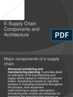 E-Supply Chain Components and Architecture