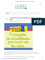 10 Proyectos de Manualidades Para Hacer Con Los Niños _ Manualidades