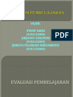 Evaluasi Pembelajaran