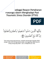 Peran Sabar Sebagai Respon Pertahanan Psikologis Dalam Menghadapi PTSD