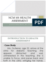 NCM 101 Health Assessment PPT 1