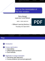 Dual Methods For The Minimization of The Total Variation