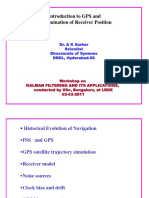 Introduction To GPS and Determination of Receiver Position