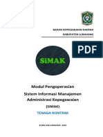 Modul SiMAK Tenaga Kontrak