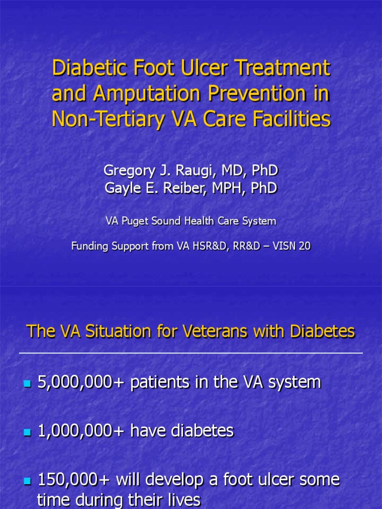 Diabetic Foot Ulcer Treatment and Amputation Prevention in Non-Tertiary ...