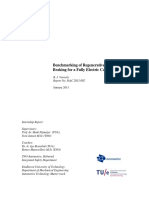 Benchmarking of Regenerative Braking For A Fully Electric Car