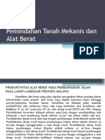 Pemindahan Tanah Mekanis Alat Berat