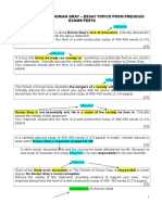 Dorian Gray Memorandum Summary