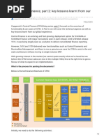 SAP Central Finance Part 2 Key Lessons Learnt From Our Experience