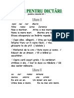 cl.1-texte pentru dictari