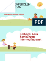 Cara Memperoleh Sambungan Internet