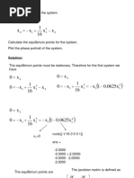 1 X X X X : Examples: Example 1: Consider The System