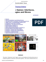 Pervasive Games: Interfaces, Strategies and Moves: Thomas Dreher