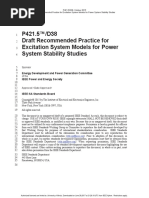 Ieee Draft Recommended Practice For Excitation Sys PDF