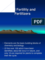 Soil Fertility and Fertilizers