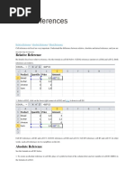 Cell References: Relative Reference