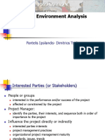 Project Environment Analysis: Pantelis Ipsilandis-Dimitrios Tselios