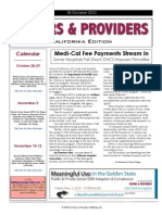California Edition: Medi-Cal Fee Payments Stream in