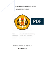 Paper Sustainable Development Goals "Quality Education": University Padjadjaran Jatinangor