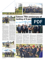 Landing of 8 Paratroopers at Bario 74th Anniversary