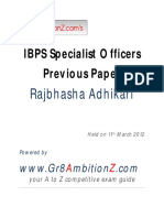 Ibps Rajya Bhasha