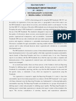 Topic 8: "Sustainability Report Principles": DINI RAHMADIANTI (1610531008) BELINDA NABILA (1610533020)