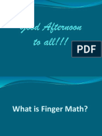 Finger Math Presentation