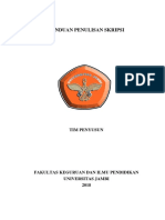 Panduan Penulisan Skripsi Final Terbaru PDF