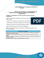 Procedimientos de Toma de Muestras Segun Protocolos Establecidos PDF