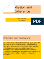 Coherence and Cohesion