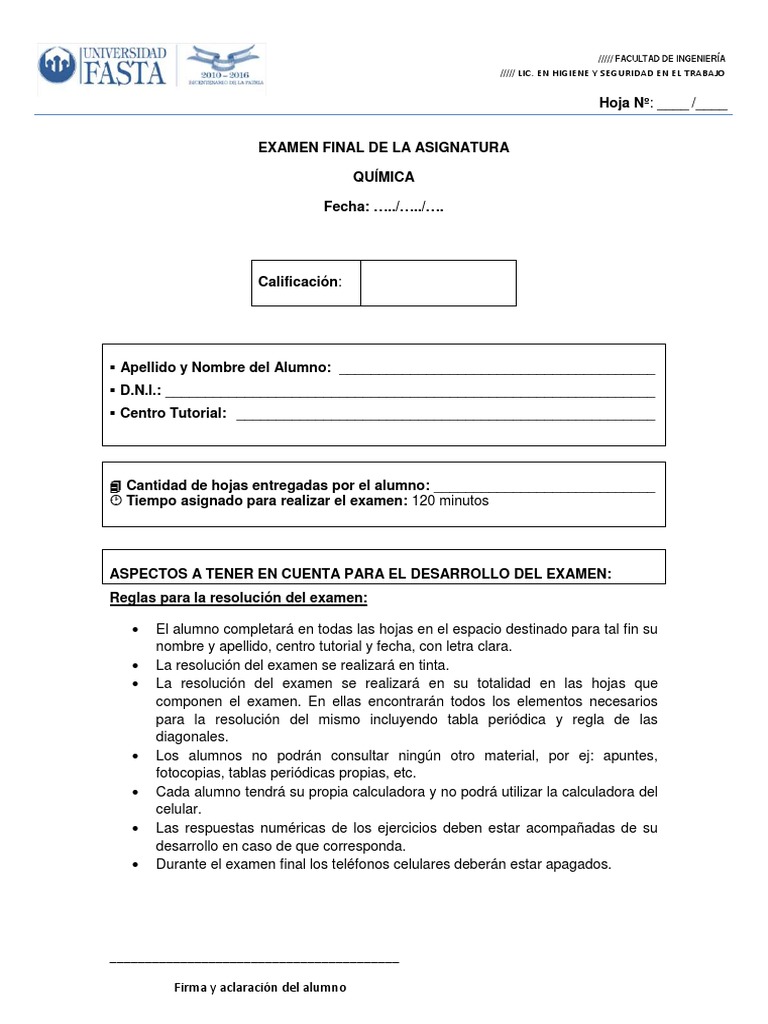 Modelo de Final de Química PDF | PDF | Redox | Hierro