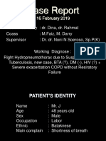 Case Report on Right Hydropneumothorax