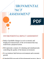 Environmental Impact Assessment: Soubhagya S Asst. Professor Ece Department