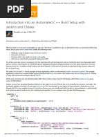 Introduction into an Automated C++ Build Setup with Jenkins and CMake - CodeProject
