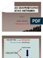 Validitas Instrumen PDF