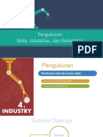 Pengukuran, Validitas Dan Reliabilitas