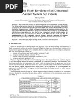 (22559876 - Transport and Aerospace Engineering) Plotting The Flight Envelope of An Unmanned Aircraft System Air Vehicle