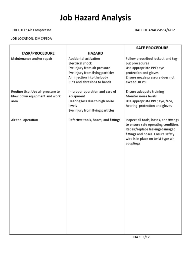 JHA Air Compressor and Air Tools PDF