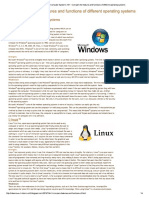 Feaures of Windows Operating Systems