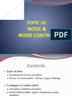 TOPIC 10:: Noise & Noise Control