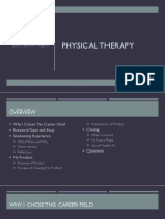 Physical Therapy: Julie'S Senior Project