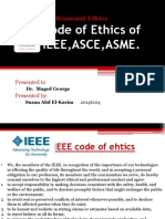 Professional Engineering Codes of Ethics Comparison
