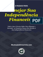 Ebook - 8 Passos para Planejar Sua Independência Financeira