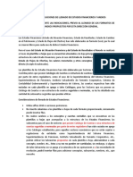 Guía de Especificaciones para Llenado de Estados Financieros y Anexos