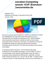 O Modelo Innovation Competing Values Framework- ICVF (Estrutura de Valores Concorrentes da Inovação)