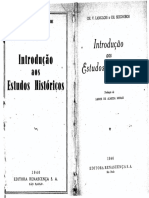 TEXTO 3 - LANGLOIS SEIGNOBOS. Introdução Aos Estudos Históricos PDF